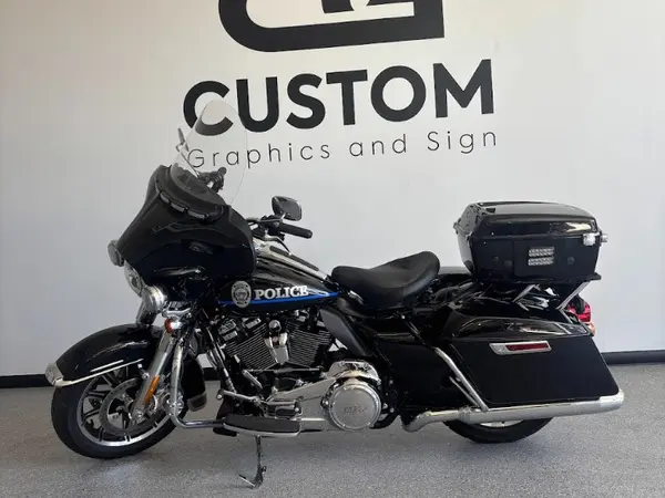 Orem Police motorcycle fleet graphics