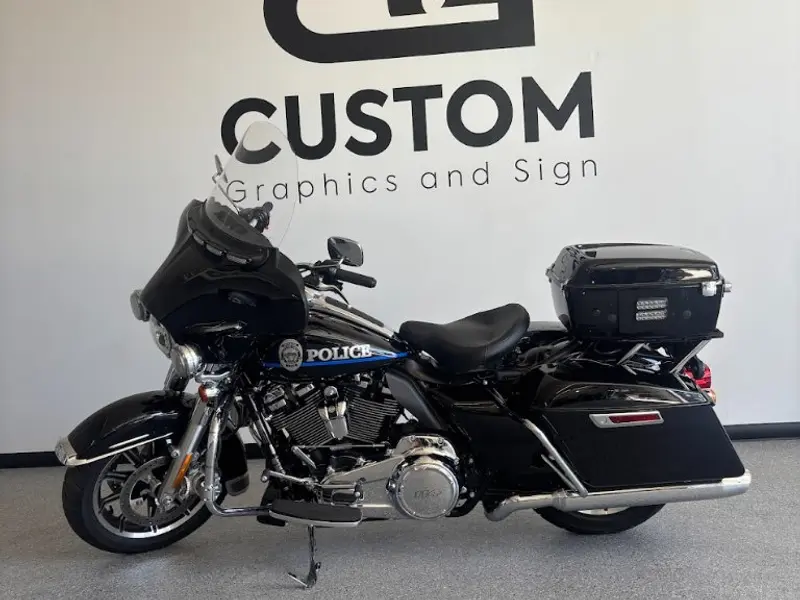 Orem Police motorcycle fleet graphics
