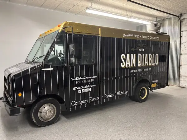 San Diablo food truck wrap