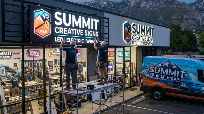 The Future of Illumination: LED Signage Trends for Utah Businesses