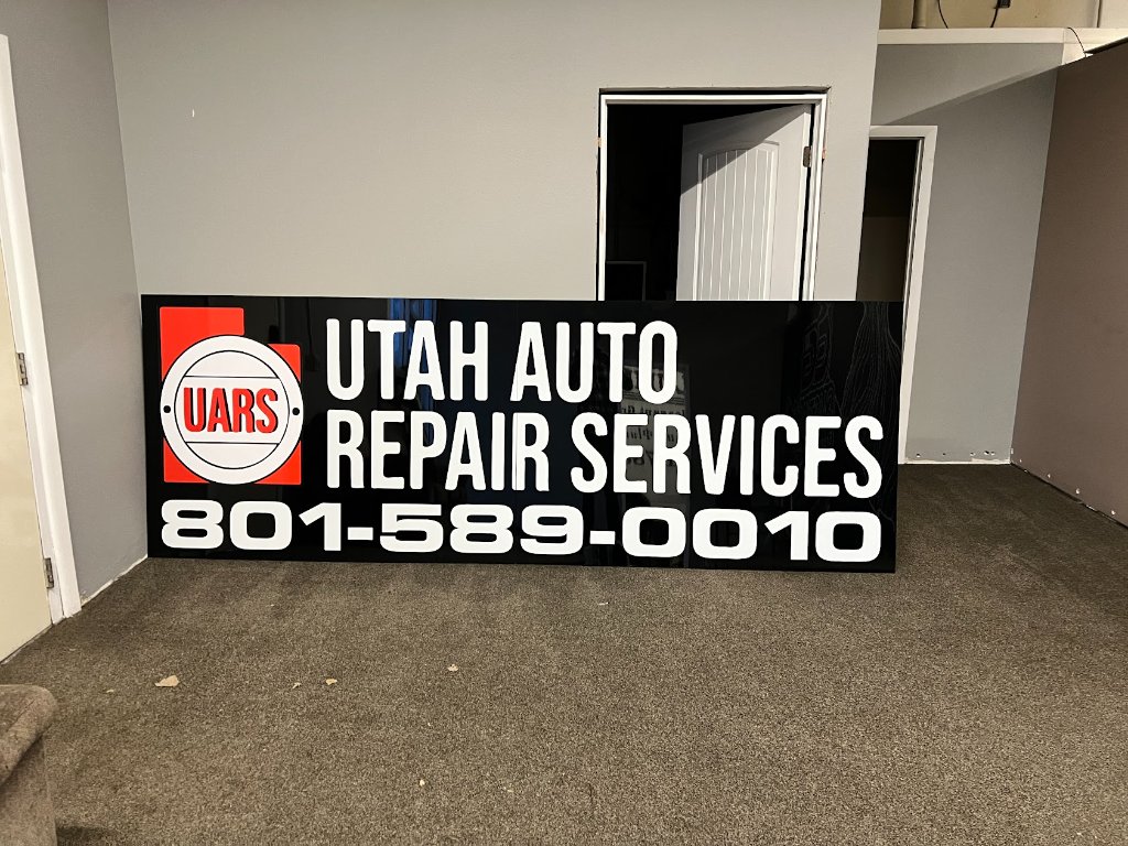 Utah Auto Repair Services storefront sign
