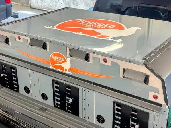 Bearded Uplander truck decals