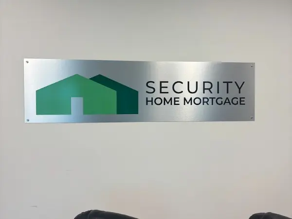 Security Home Mortgage printed sign