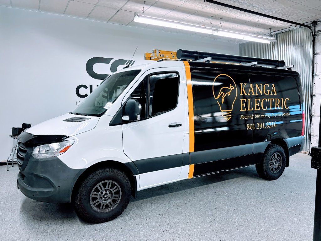 Kanga Electric Sprinter van wrap