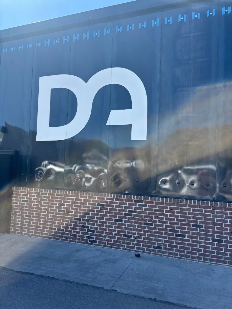 DA building exterior sign