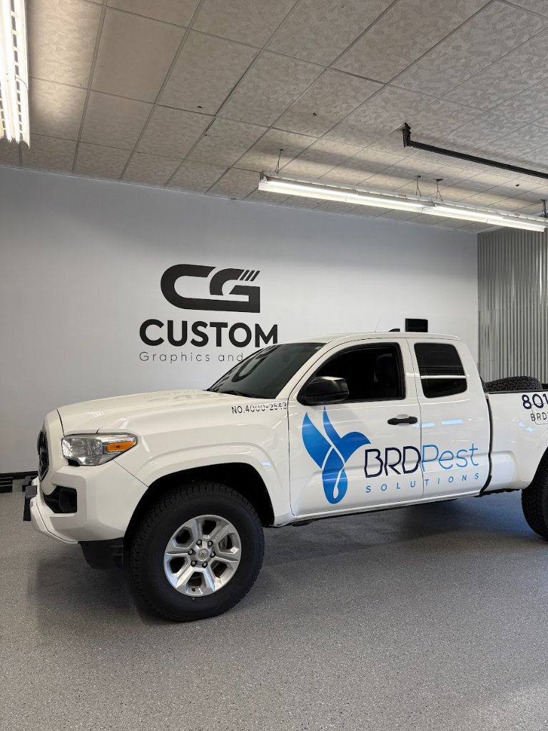 BRD Pest Solutions truck graphics