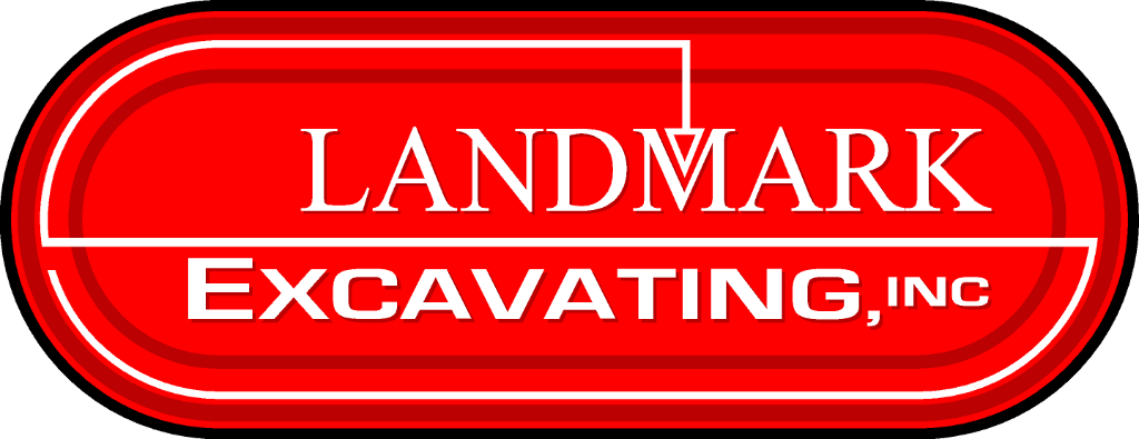 Landmark Excavating fleet graphics by Custom Graphics Utah
