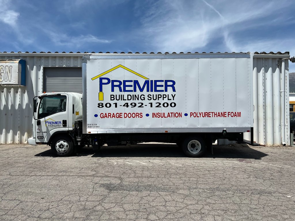 Premier Building Supply box truck graphics