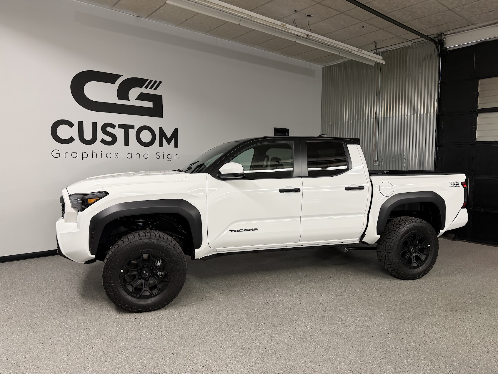 Toyota Tacoma TRD Off-Road with black accents and decals