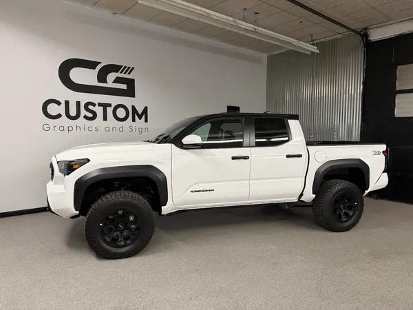 Toyota Tacoma TRD Off-Road with black accents and decals