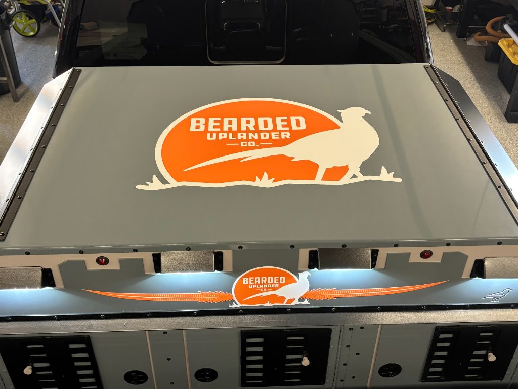 Bearded Uplander Co custom vehicle decals