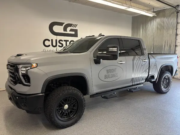 Wright Buildings truck wrap