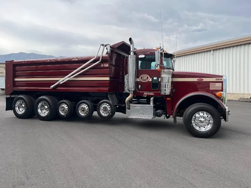 ESP dump truck fleet graphics