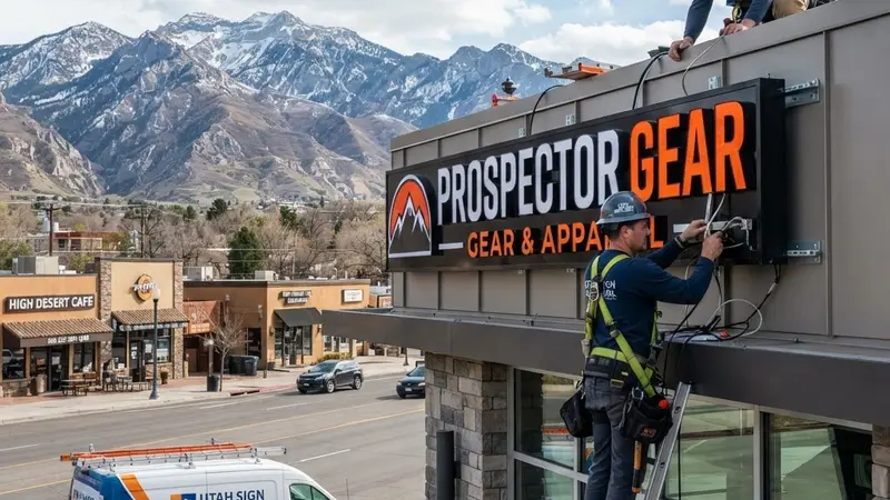 Navigating Electric Sign Permits and Installation in Utah County