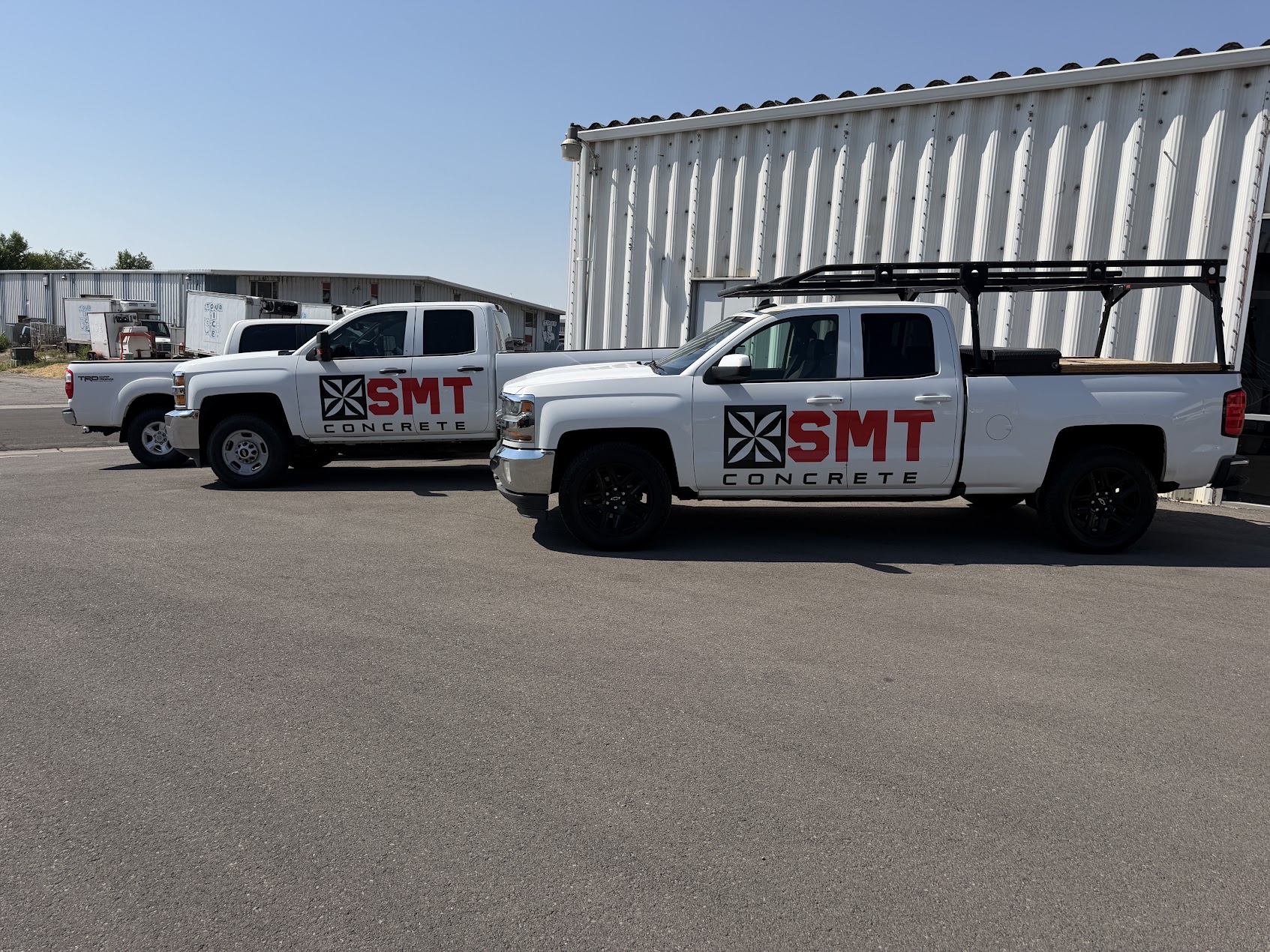 SMT Concrete Chevrolet Silverado fleet graphics