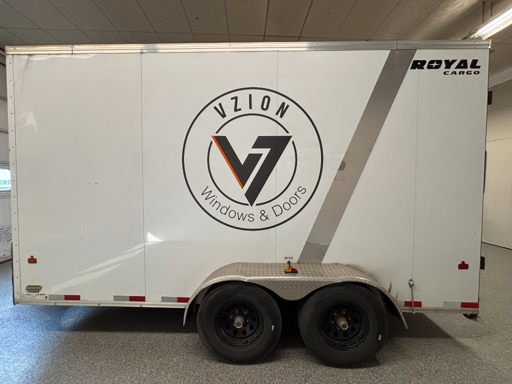 Vzion Windows and Doors trailer wrap