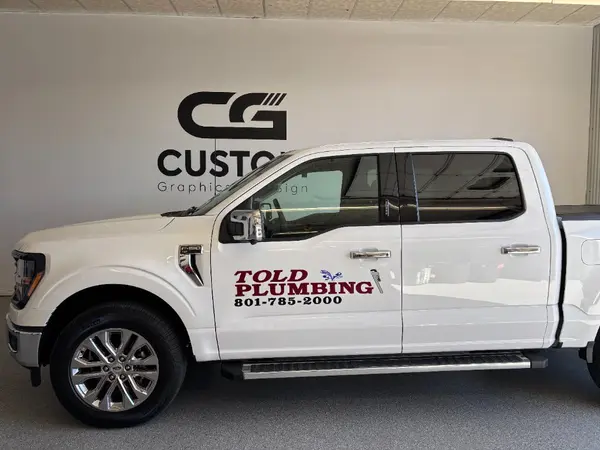 Told Plumbing F-150 fleet graphics