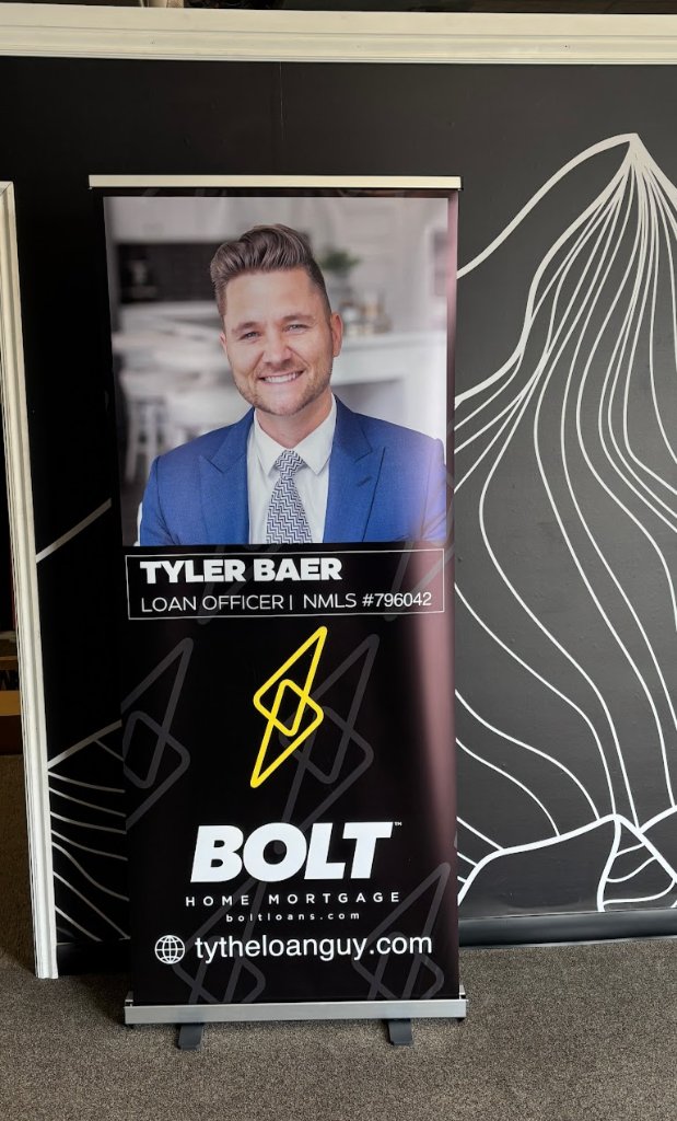 Bolt Home Mortgage retractable banner