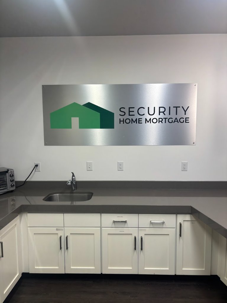 Security Home Mortgage interior sign