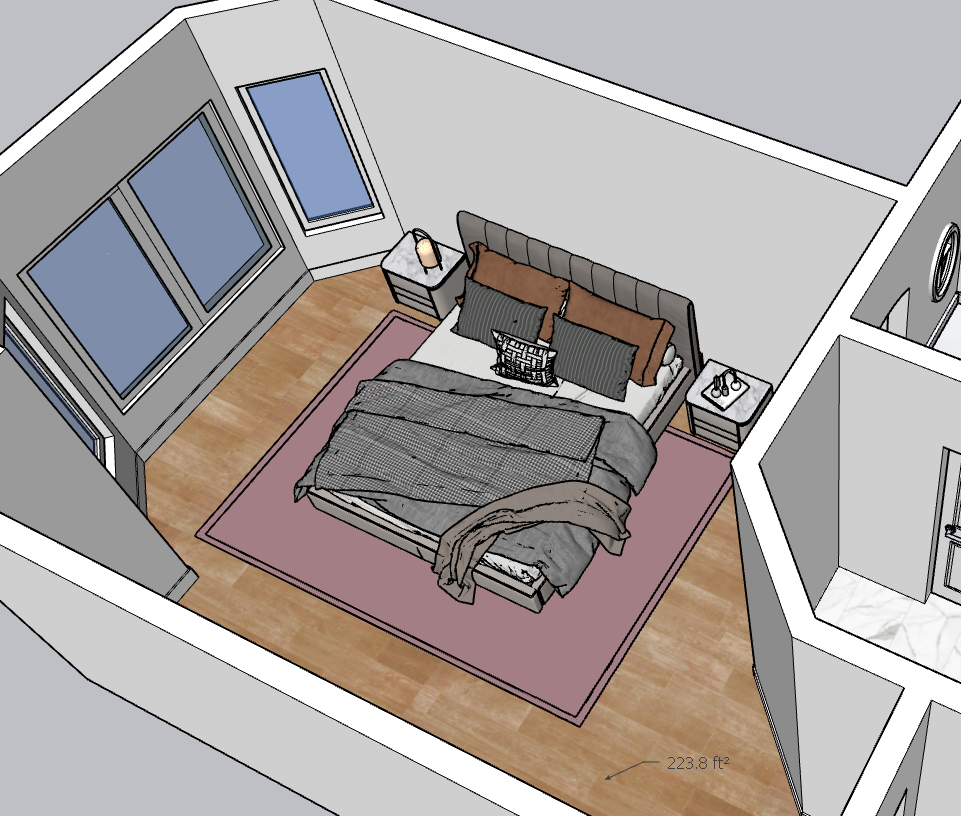 3D design rendering