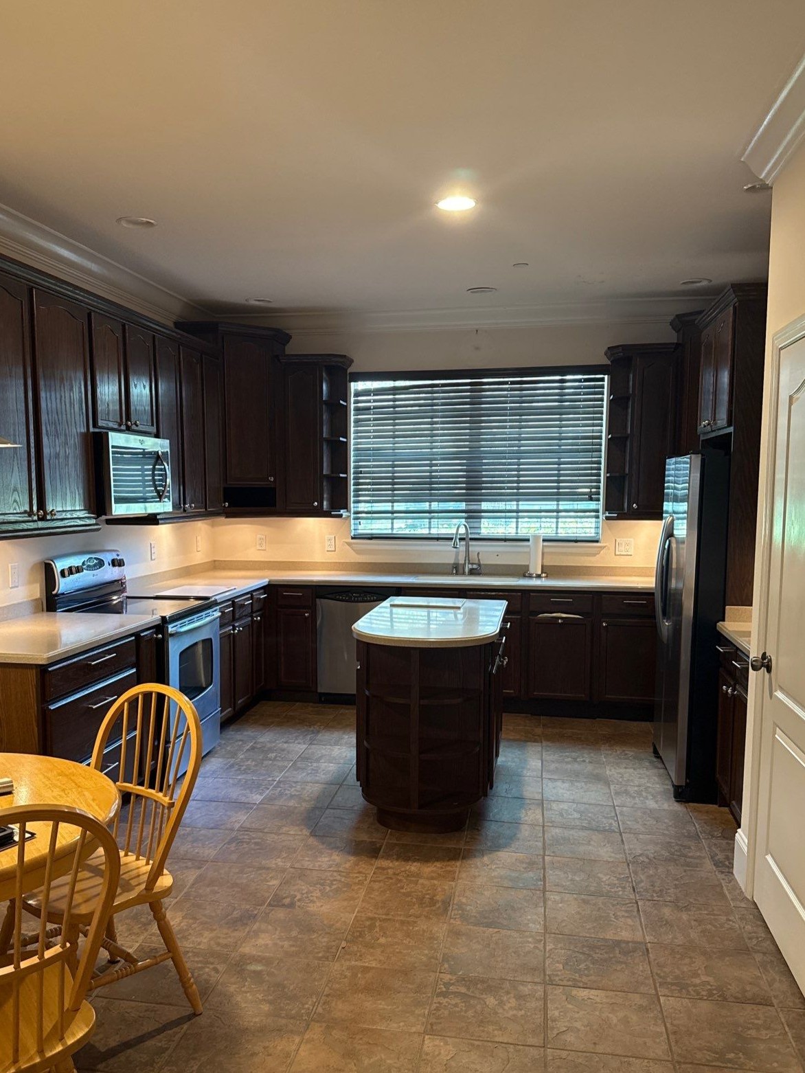 Before - Marble Island Kitchen