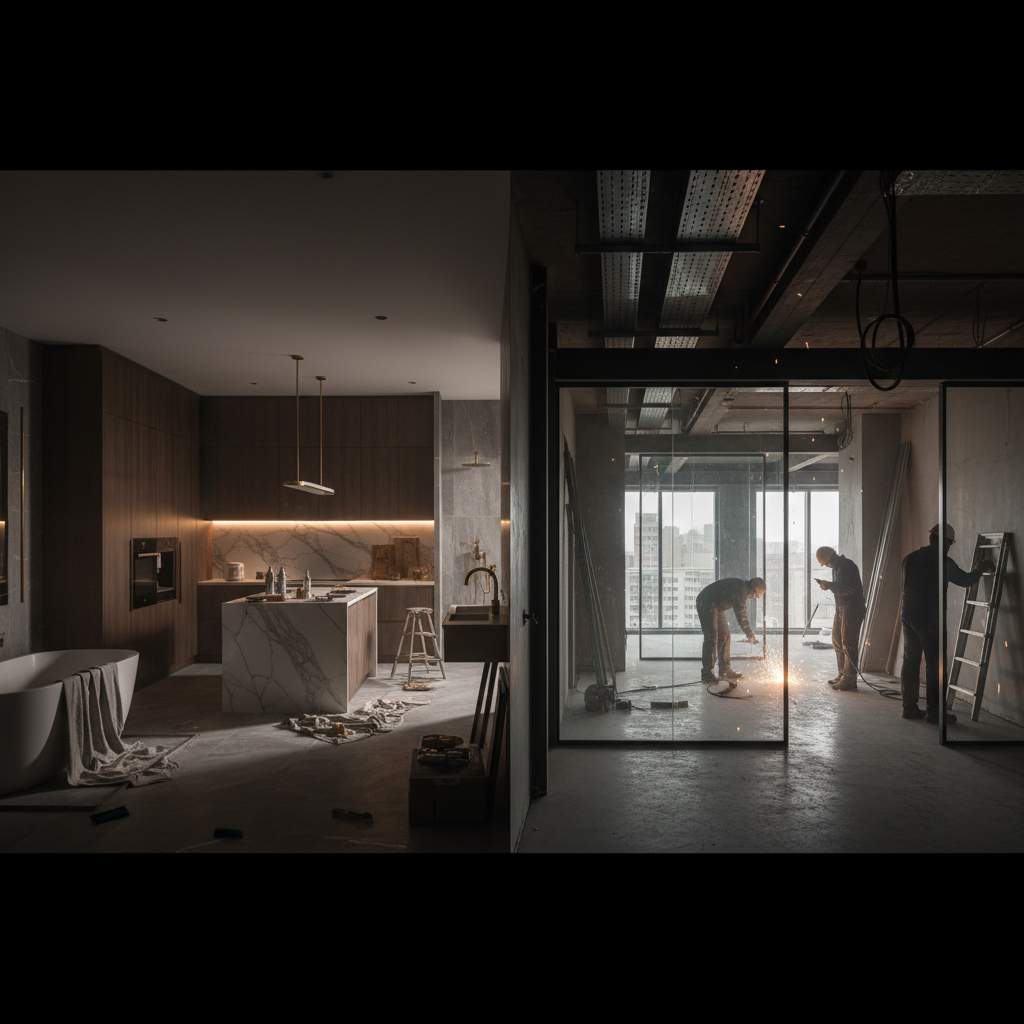 Luxury renovation by Apex Construction Group