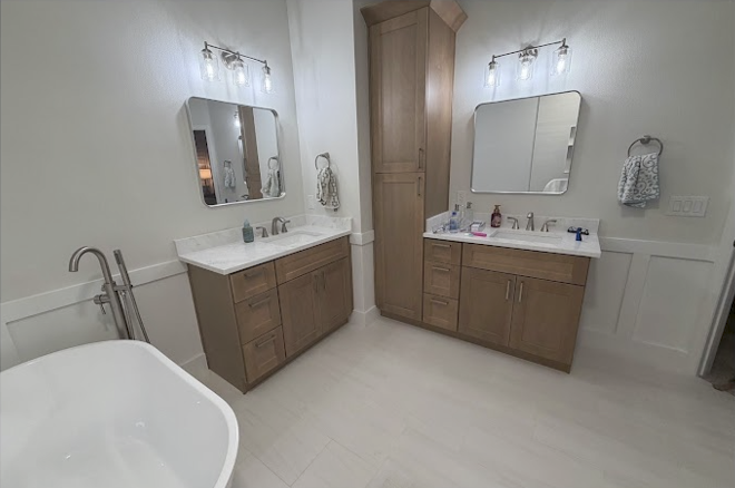 after - Modern Master Bath Remodel