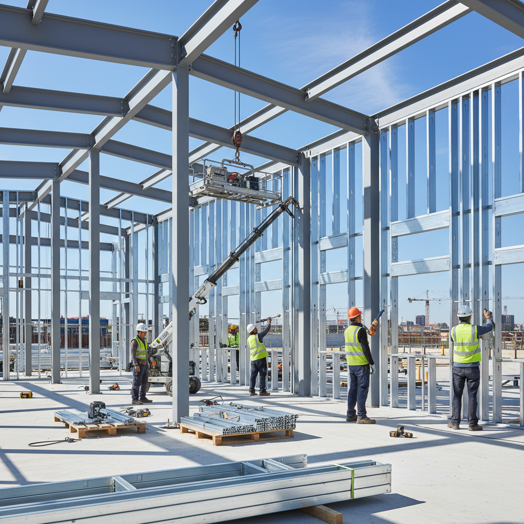 Steel framing construction