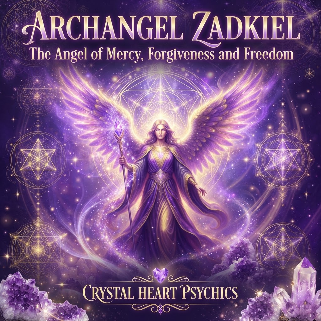 Archangel Zadkiel — The Angel of Mercy, Forgiveness and Freedom