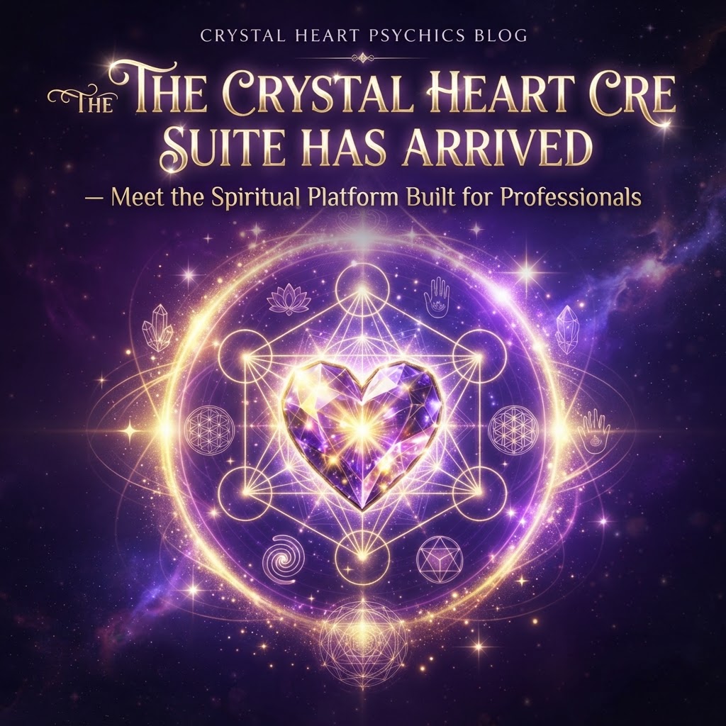 The Crystal Heart Creator Suite Has Arrived — Meet the Spiritual Platform Built for Professionals