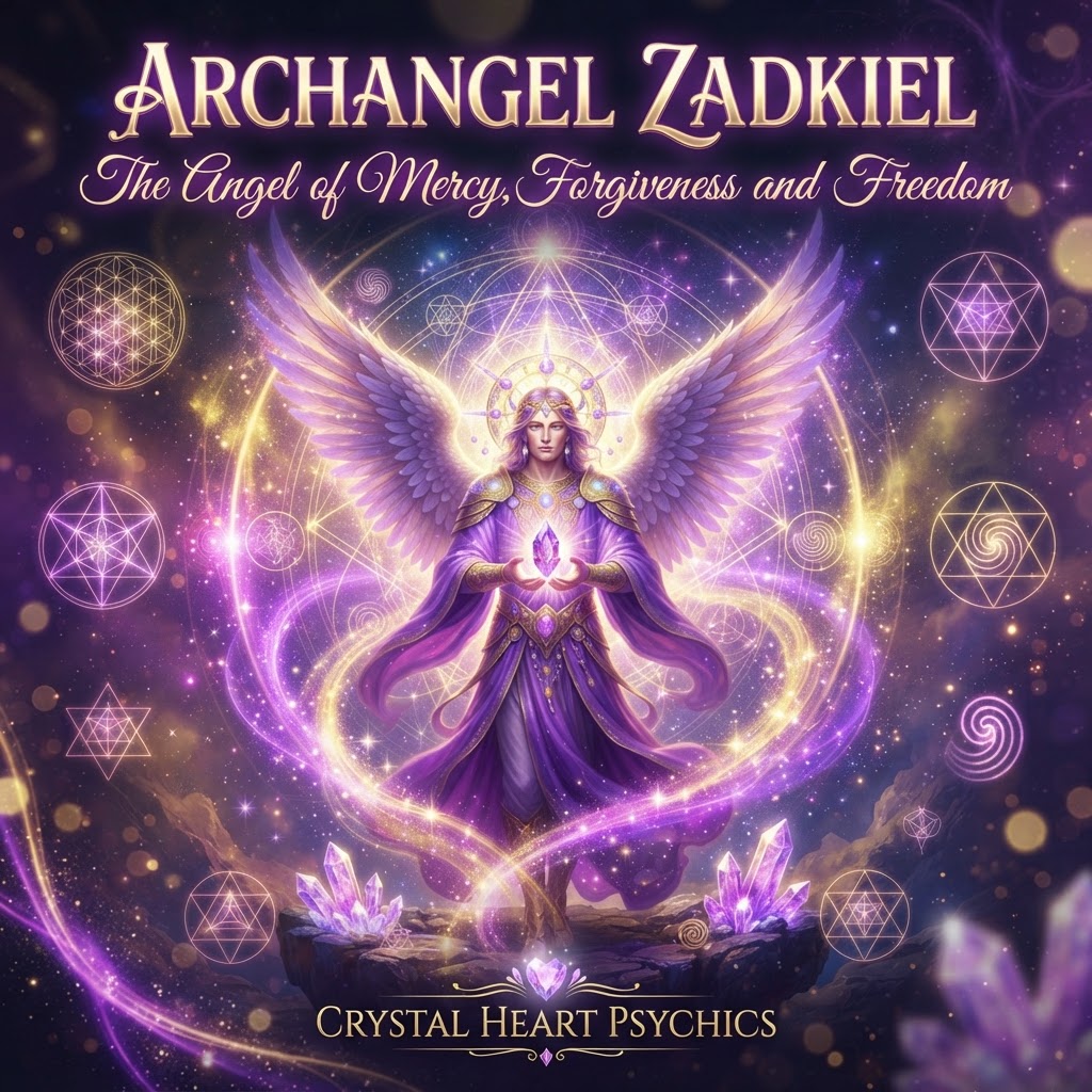 Archangel Zadkiel — The Angel of Mercy, Forgiveness and Freedom
