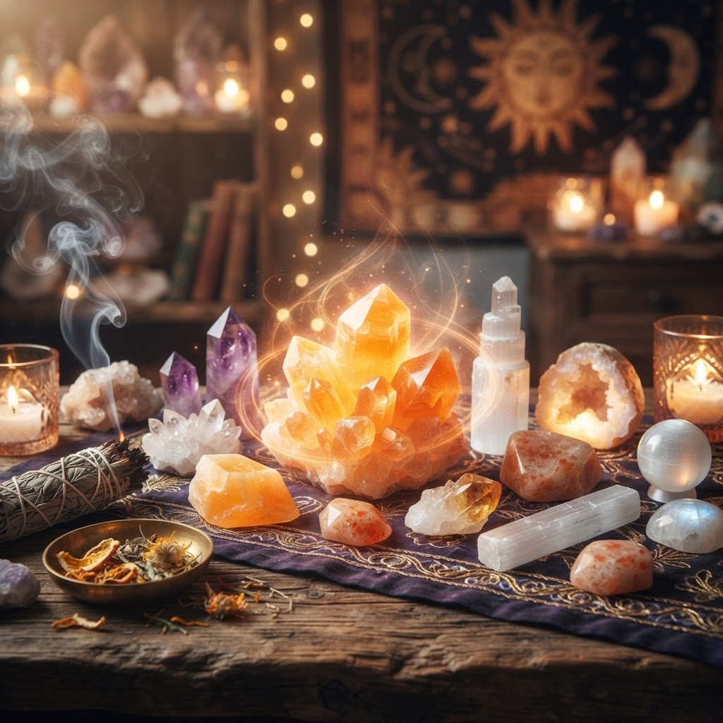 Orange calcite | Crystal meaning