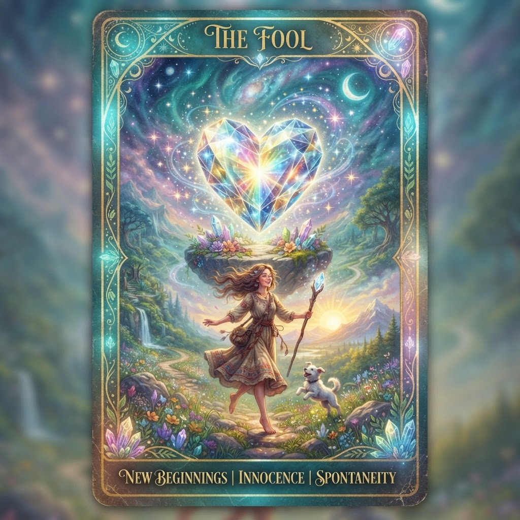 Crystal Heart Tarot — Major Arcana