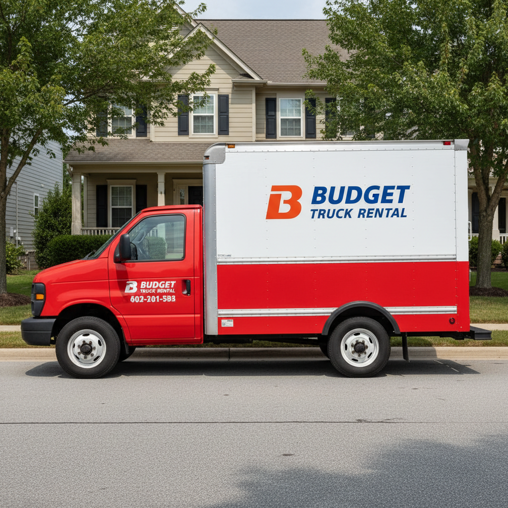 Budget 10' Truck moving truck