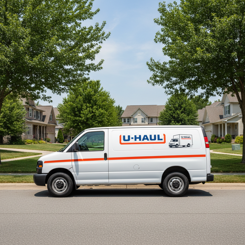 U-Haul 9' Cargo Van moving truck
