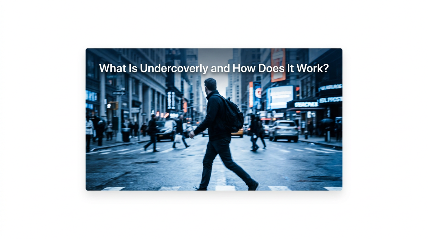 What Is Undercoverly and How Does It Work?