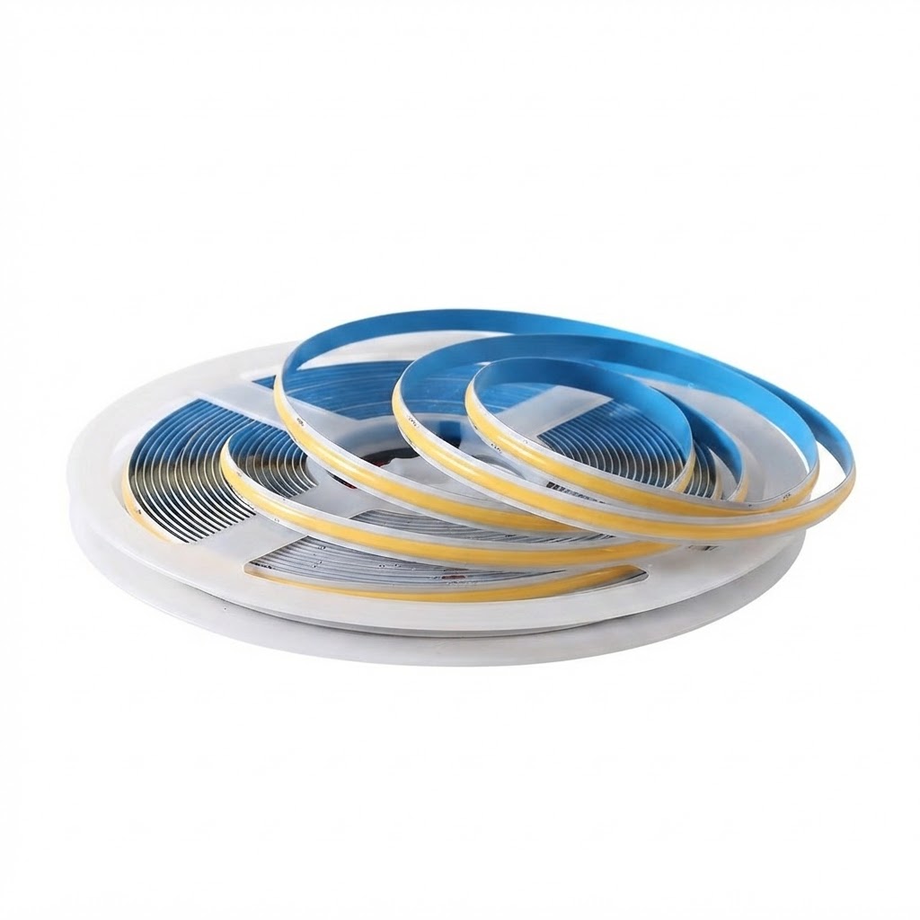 LED COB лента 2700K (топла бяла) 12V 12W/m 8mm 2
