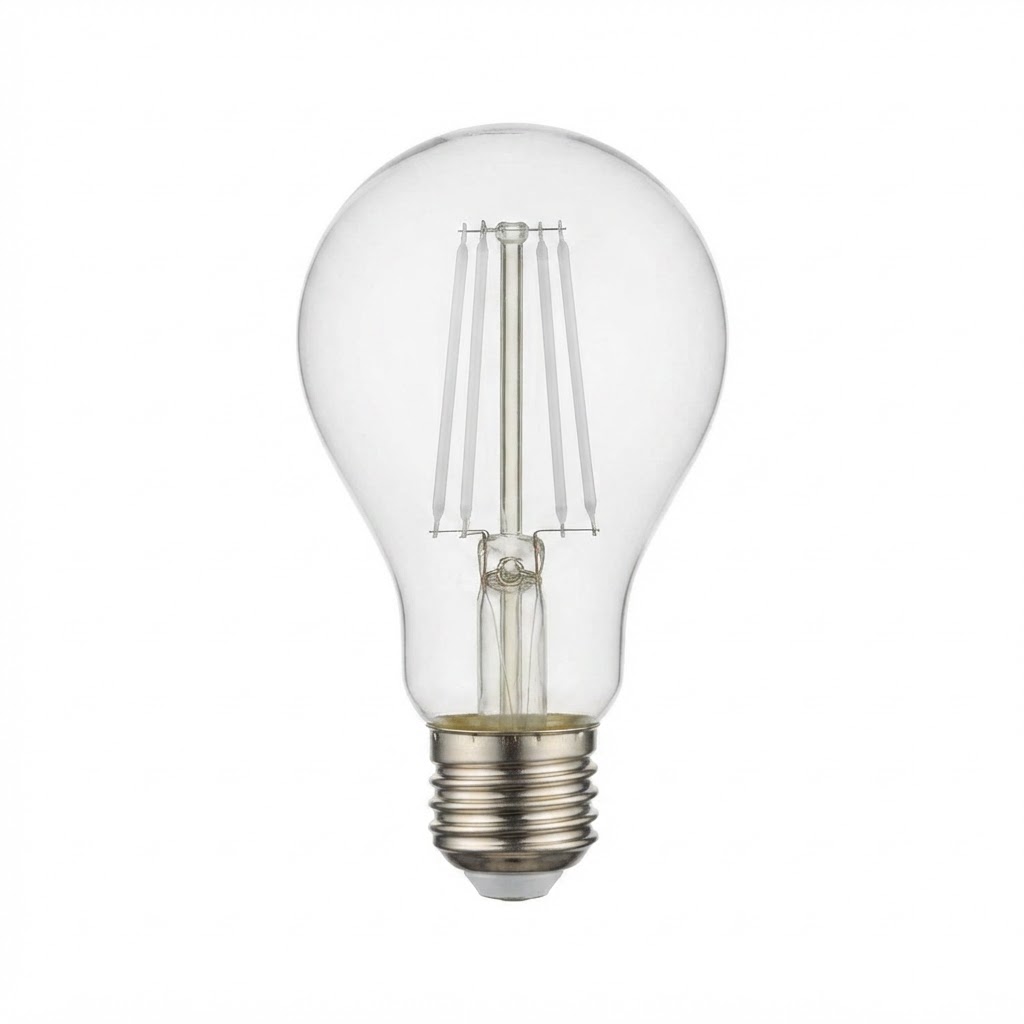 LED крушка a60 12W 1500lm E27  6000K филамент 3