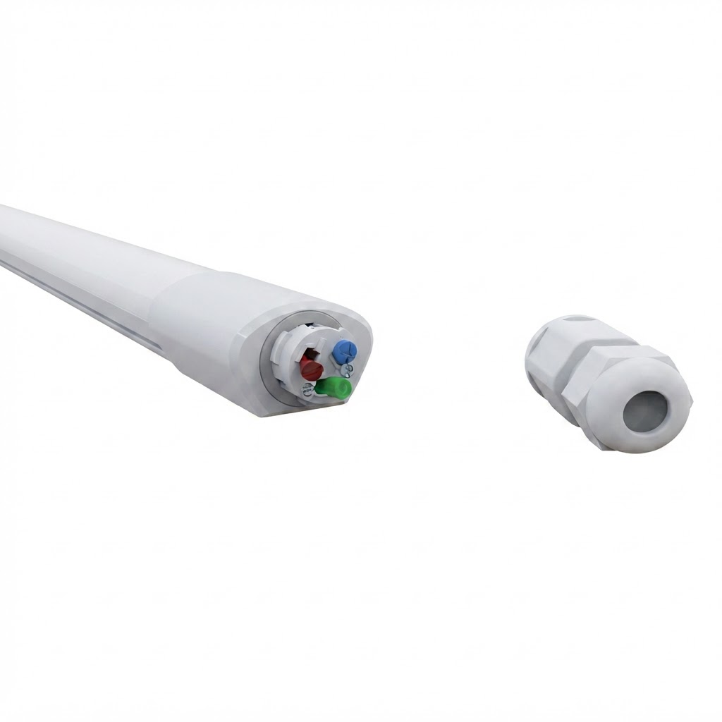 LED влагозащитено линейно осветително тяло 36W 4500LM 6000K IP65 - възможност за свързване в серия 2