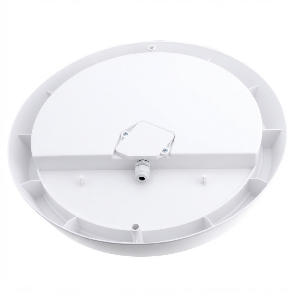 8W LED панел за външен монтаж кръгъл 640lm 2700K - микровълнов сензор 2