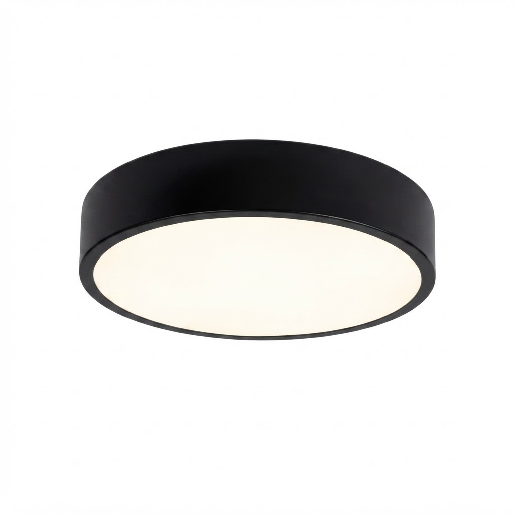 LED кръгъл сейлинг  18W  1350lm 4500K - черен 4