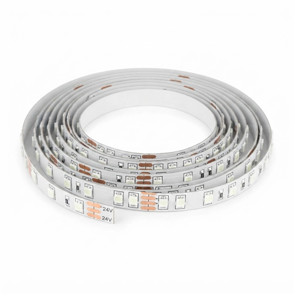 LED лента 24v 2835 120 SMD/m 6000K IP20 3