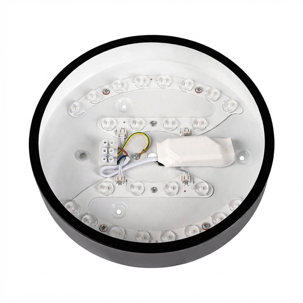LED кръгъл сейлинг  18W  1350lm 3000K - черен 3