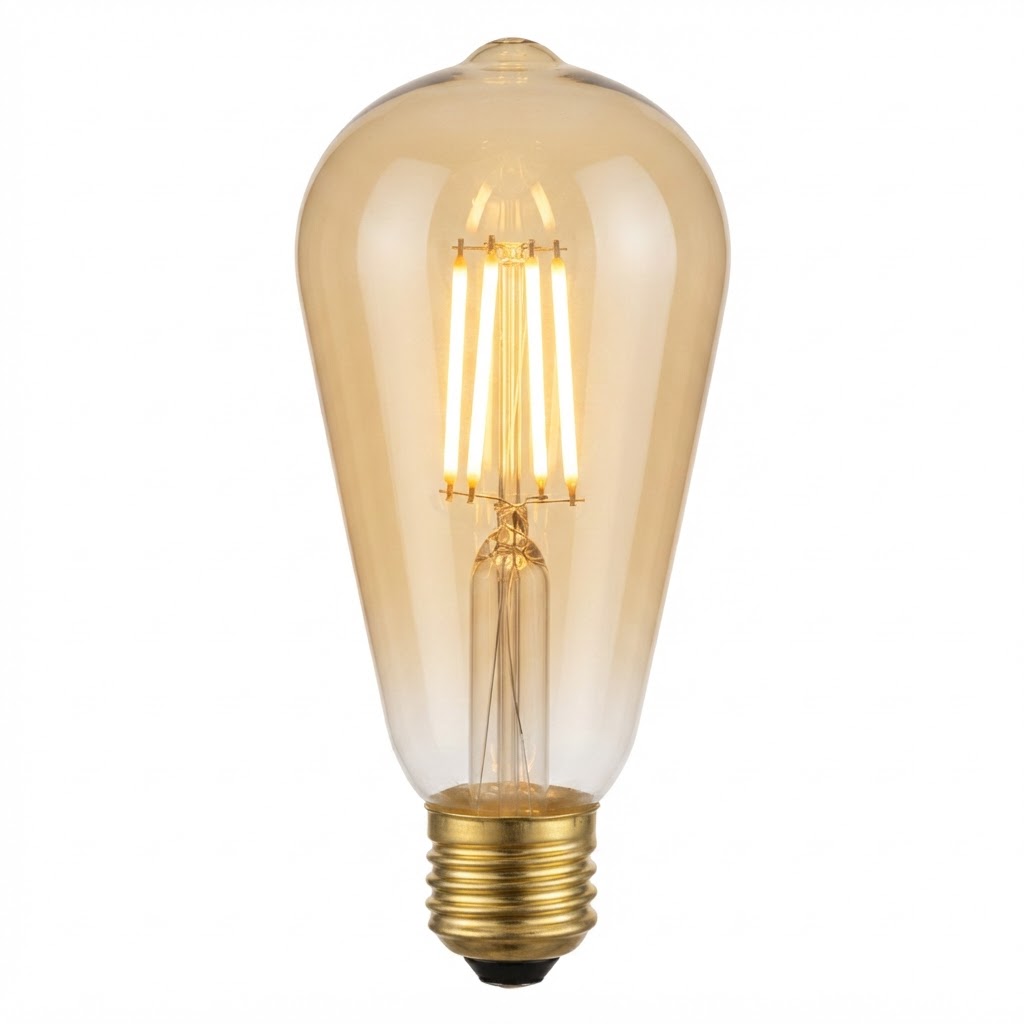 LED крушка st64 8W 700lm 2500K E27  златиста 2