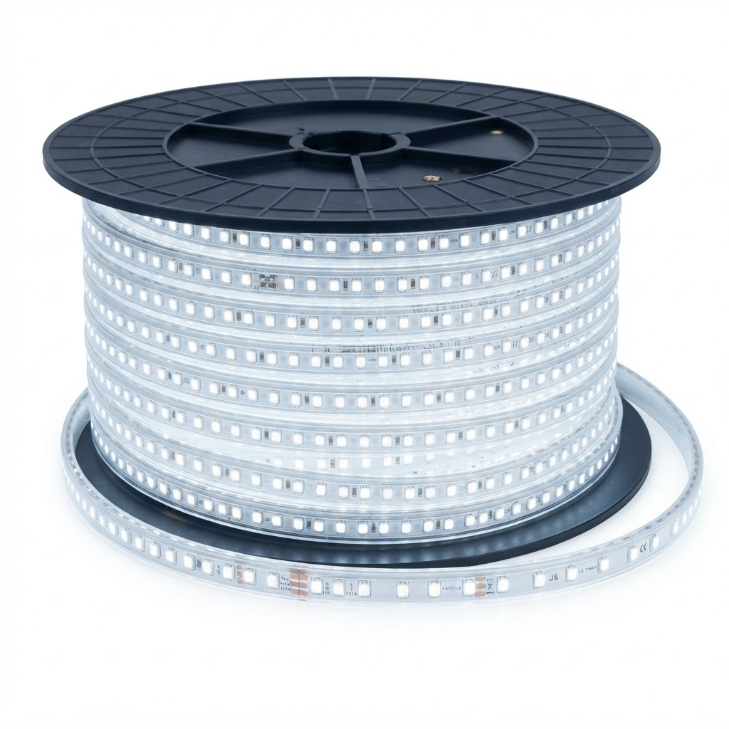 LED лента 5730/120SMD/m 220V 6000K IP65 студена светлина влагоустойчива 3
