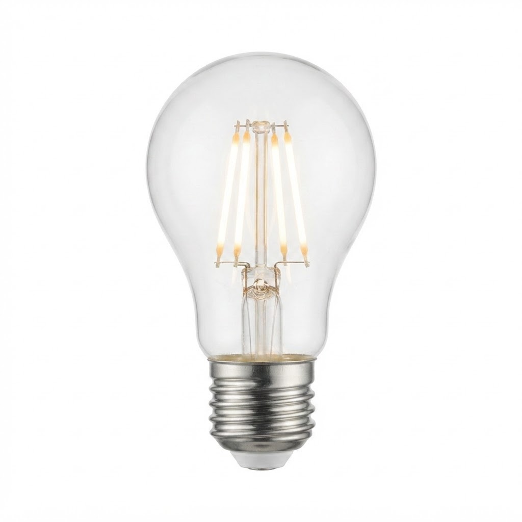 LED крушка a60 4W 400lm E27  4500K  филамент 2