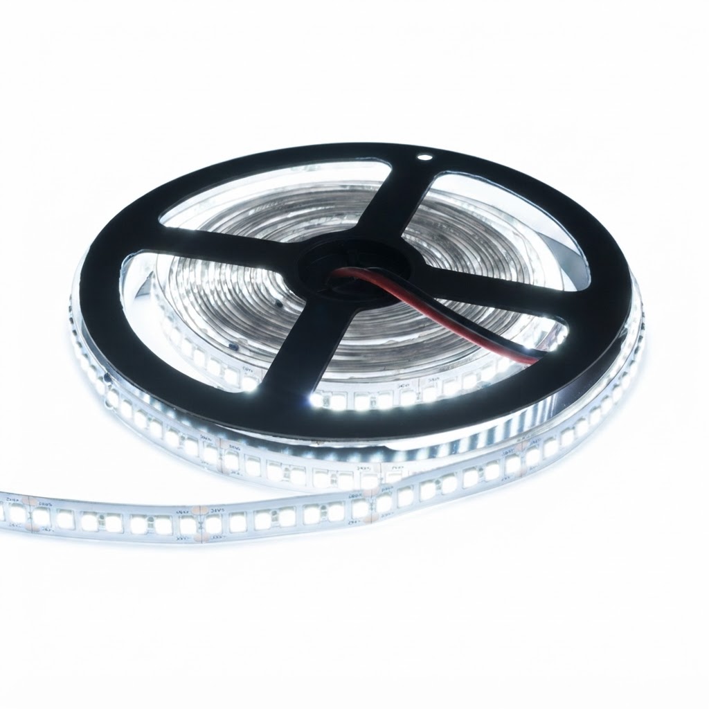 LED лента 2835 196l/m 24v 12mm 20Wm 2100lm/m 6000K IP65 3