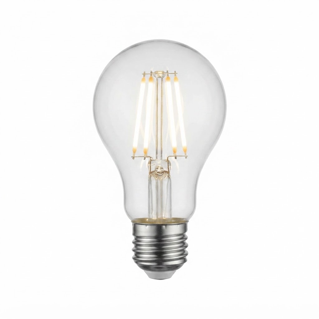 LED крушка a60 6W 630lm E27  4000K филамент 3