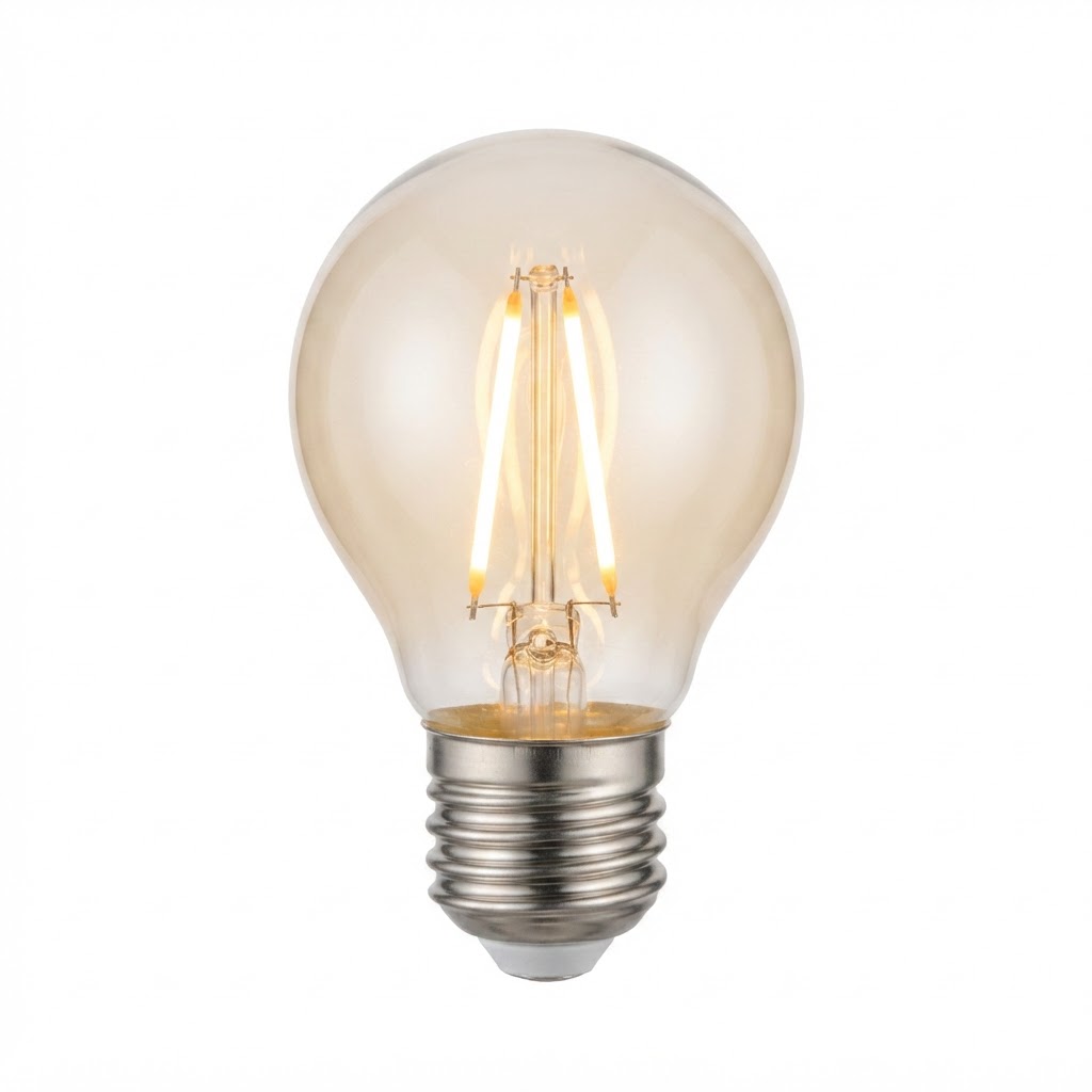 LED крушка g45 2W 200lm E27  6000K филамент 2