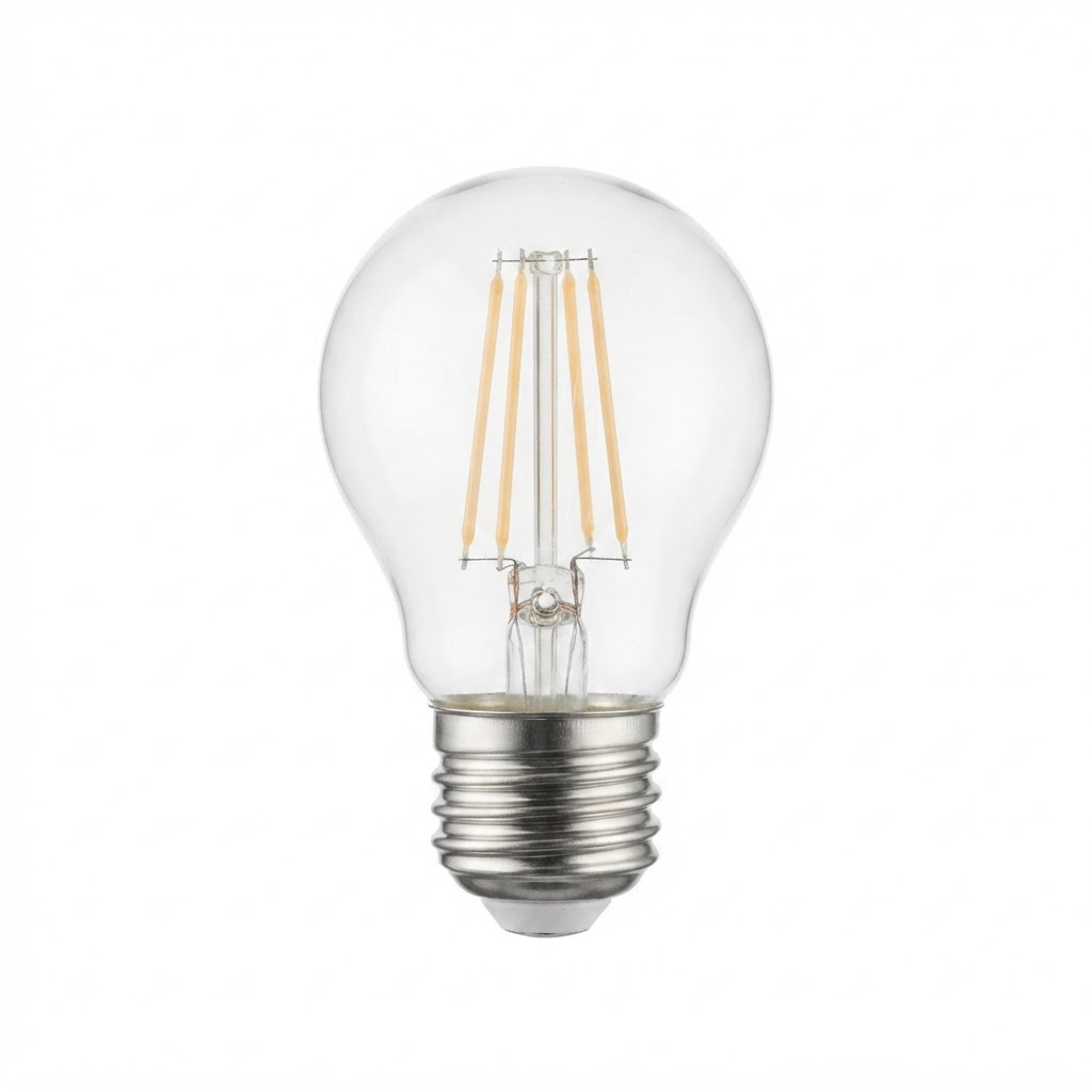 LED крушка g45 4W 400lm E27  2700K филамент 2